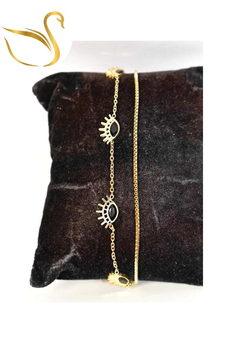 Grossiste Emma Fantaisies - Bracelet oeil Fatma Or