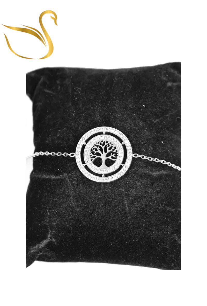 Grossiste Emma Fantaisies - Bracelet arbre de la vie Argent