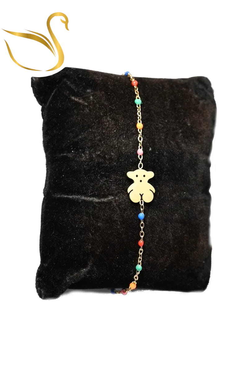 Grossiste Emma Fantaisies - Bracelet ours Or