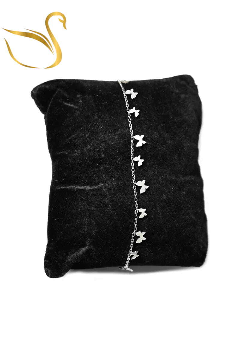 Grossiste Emma Fantaisies - Bracelet papillon Argent