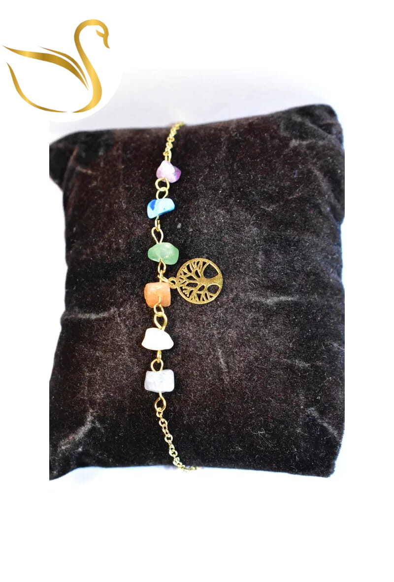 Grossiste Emma Fantaisies - Bracelet arbre de la vie Or