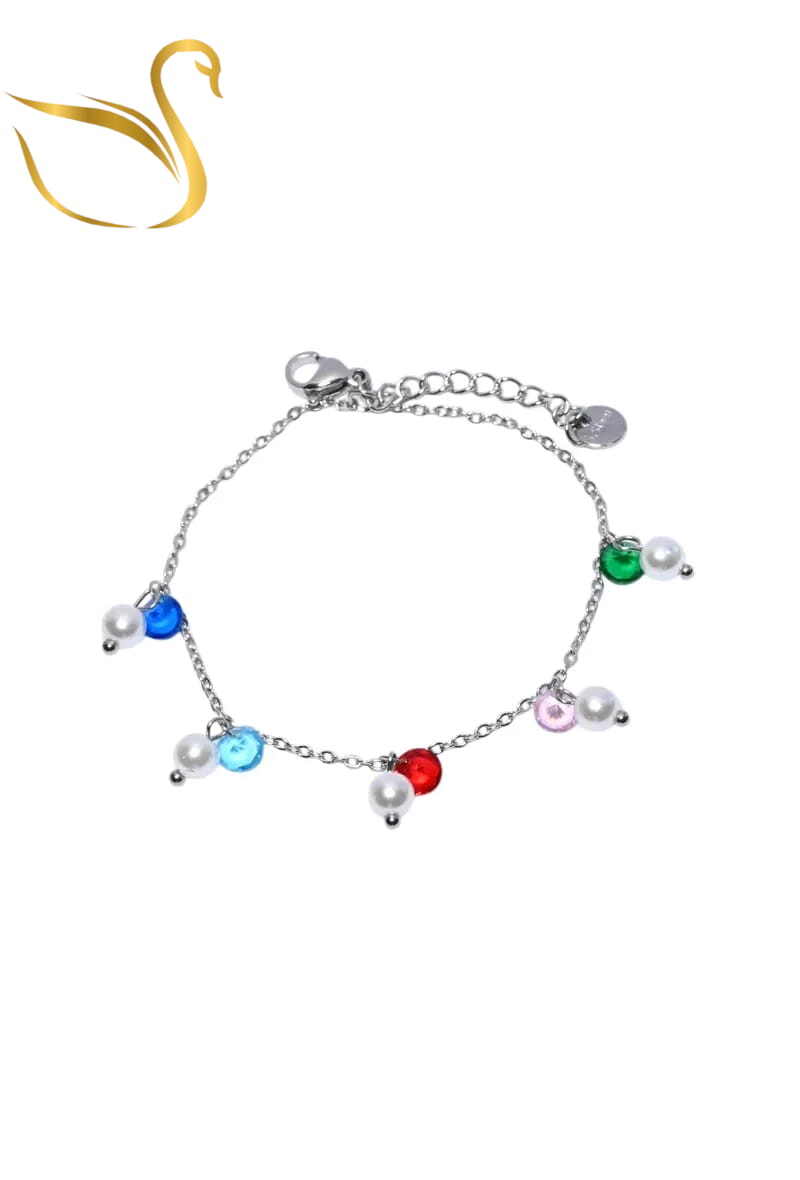 Grossiste Emma Fantaisies - Bracelet perle Argent