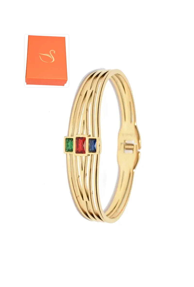 Grossiste Emma Fantaisies - Coffret cadeaux jonc bracelet Or