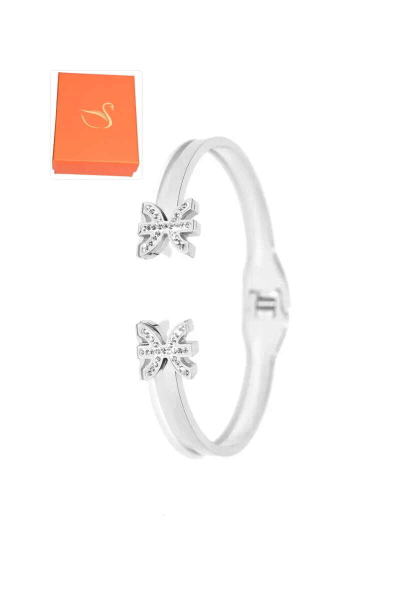 Grossiste Emma Fantaisies - Coffret cadeaux jonc bracelet Argent