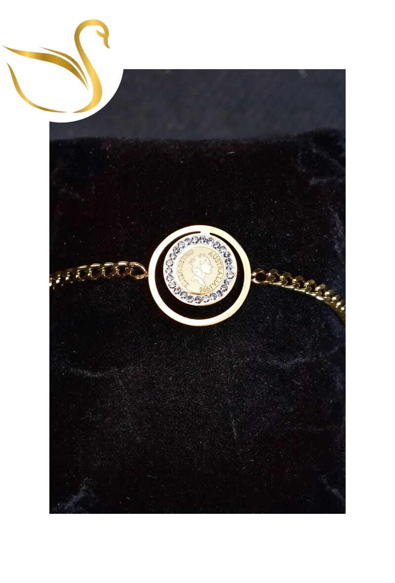 Grossiste Emma Fantaisies - Bracelet reine Elizabeth Or