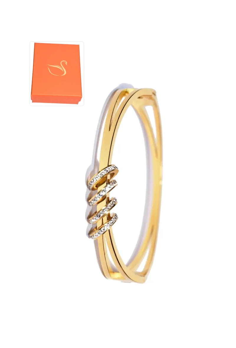 Grossiste Emma Fantaisies - Coffret cadeaux jonc bracelet Or
