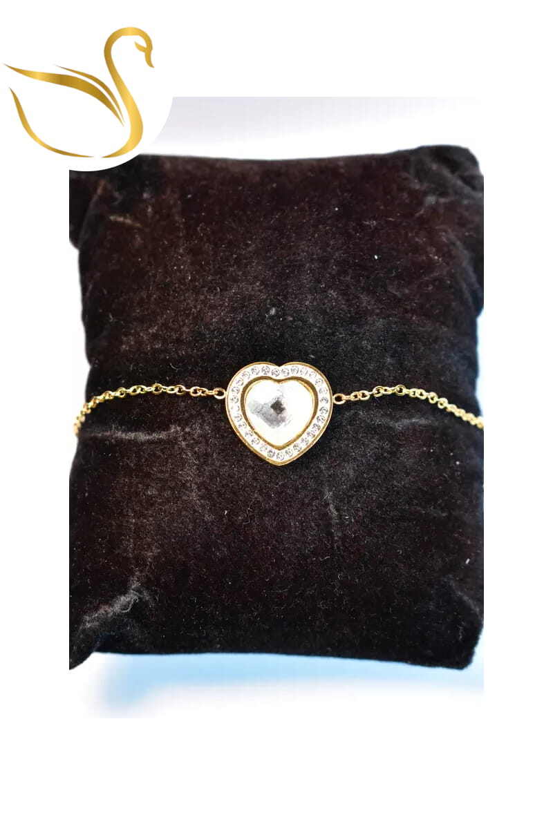 Grossiste Emma Fantaisies - Bracelet Coeur Or