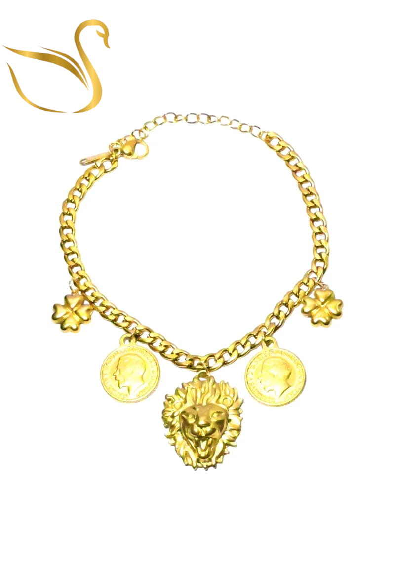 Grossiste Emma Fantaisies - Bracelet breloque Or