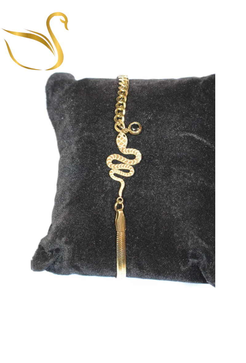 Grossiste Emma Fantaisies - Bracelet serpent Or
