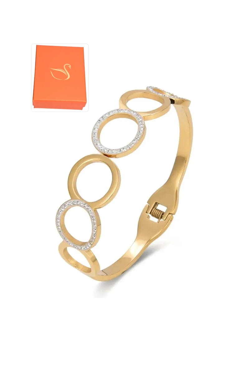 Grossiste Emma Fantaisies - Coffret cadeaux jonc infini Or