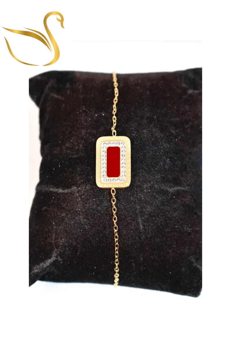 Grossiste Emma Fantaisies - Bracelet rectangle Or