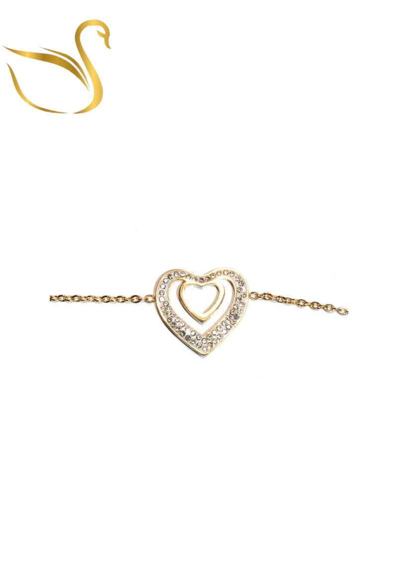 Grossiste Emma Fantaisies - Bracelet coeur Or
