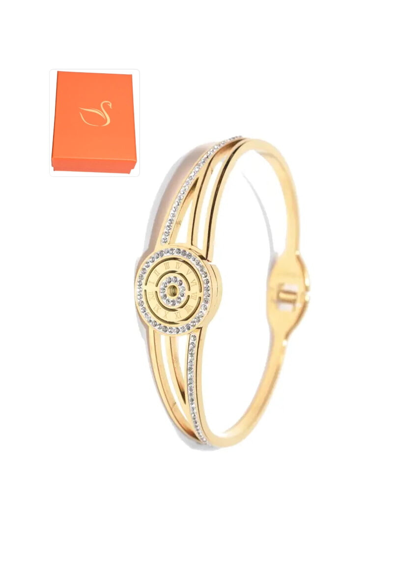 Wholesaler Emma Fantaisies - Gift box with Roman numeral bangle