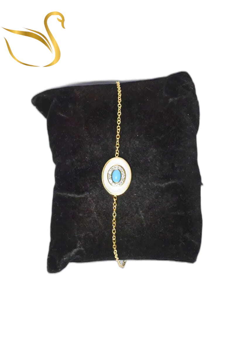 Grossiste Emma Fantaisies - Bracelet turquoise Or