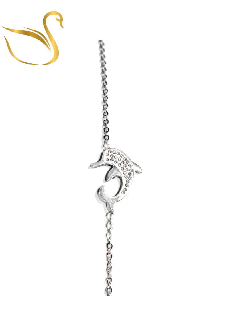 Grossiste Emma Fantaisies - Bracelet dauphin Argent