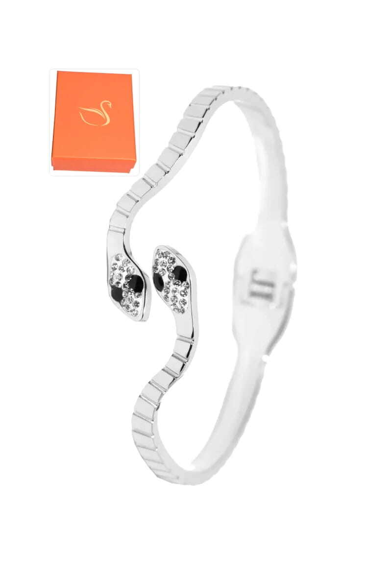 Grossiste Emma Fantaisies - Coffret cadeaux jonc serpent Argent