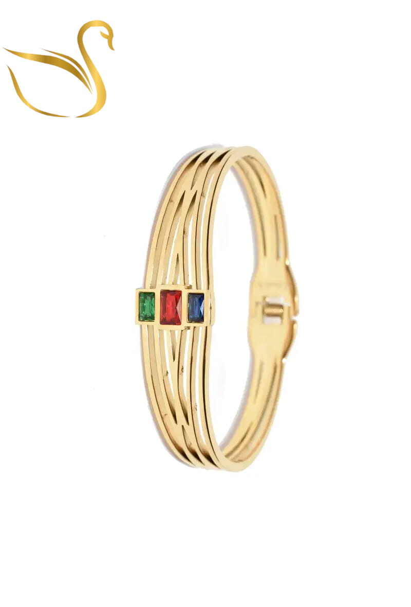 Grossiste Emma Fantaisies - Jonc bracelet Or