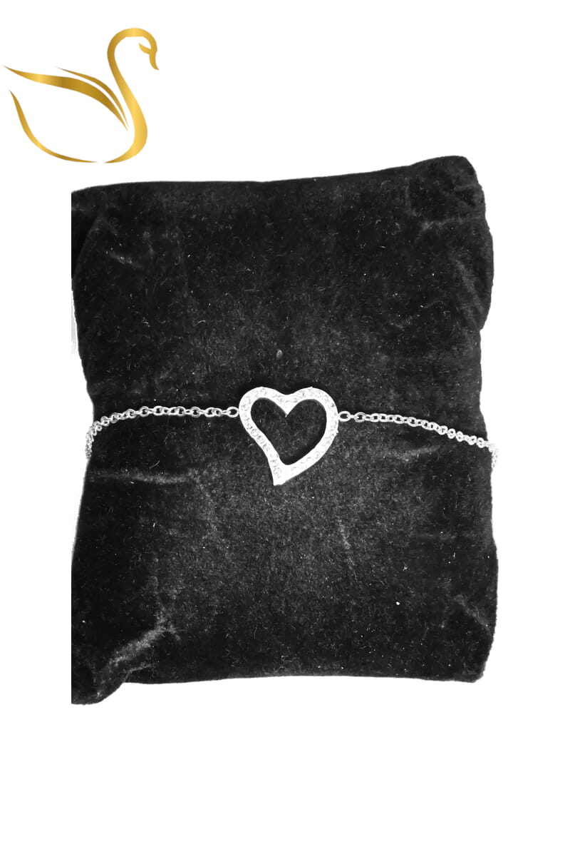 Grossiste Emma Fantaisies - Bracelet Coeur Argent