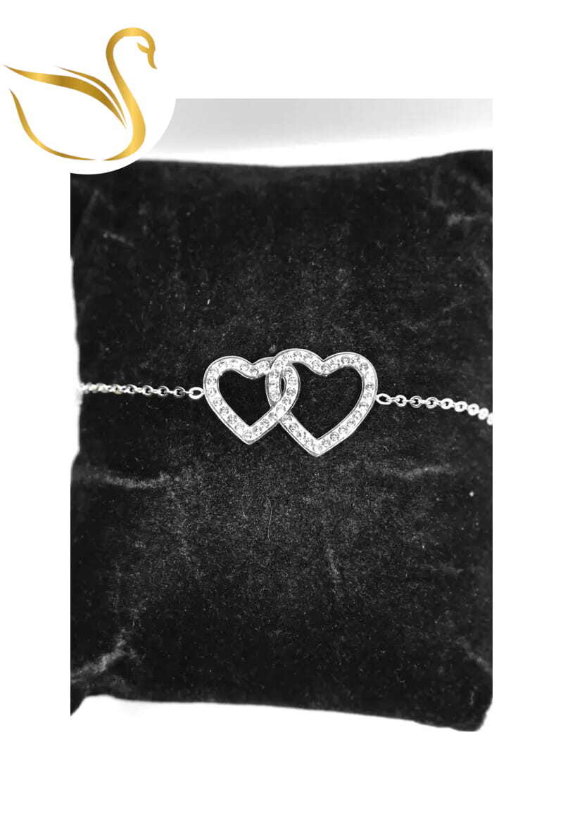 Grossiste Emma Fantaisies - Bracelet Coeur Argent
