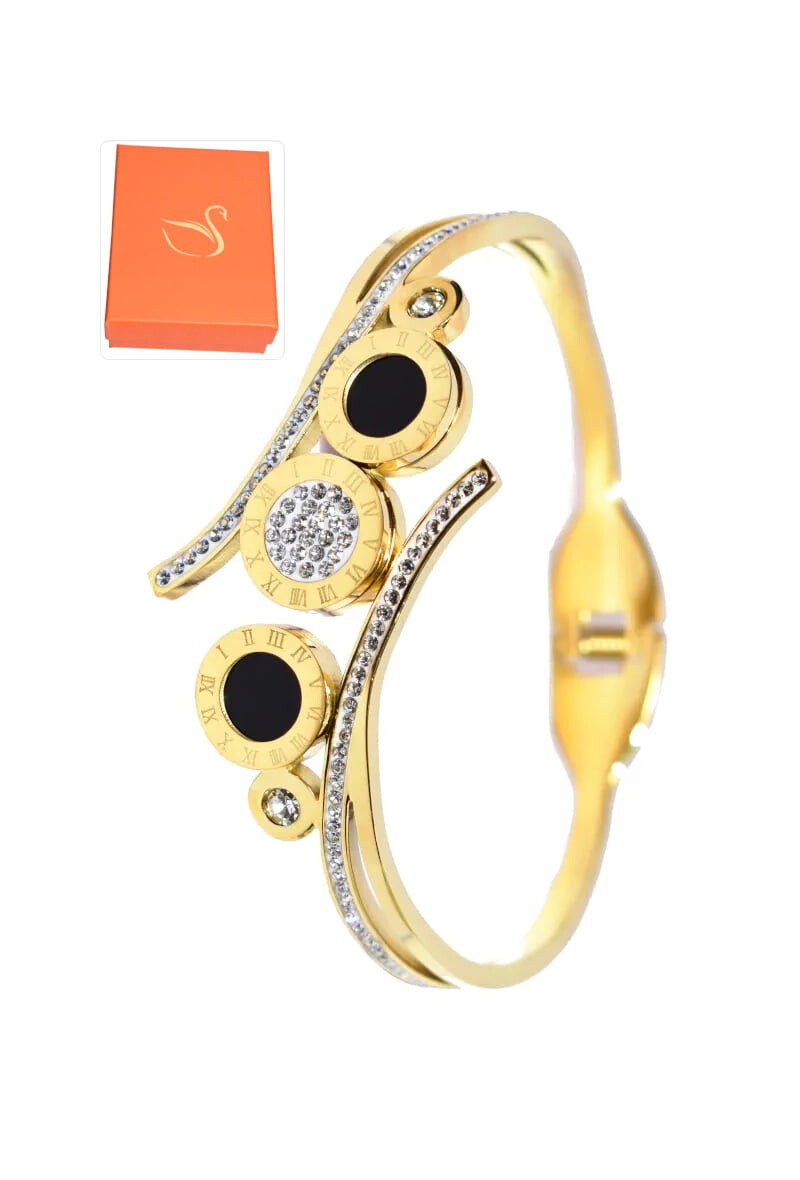 Wholesaler Emma Fantaisies - Gift box with Roman numeral bangle