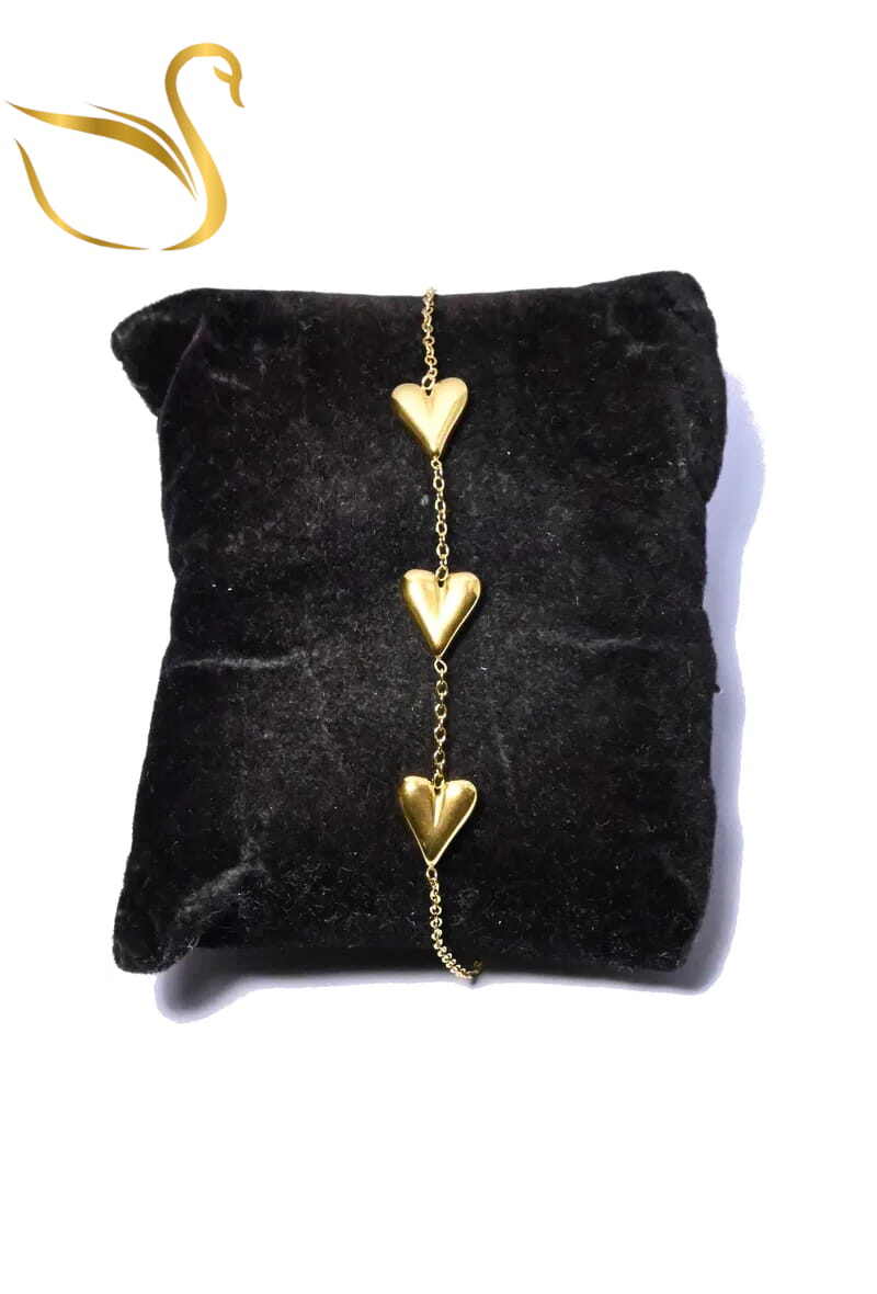 Grossiste Emma Fantaisies - Bracelet coeur Or