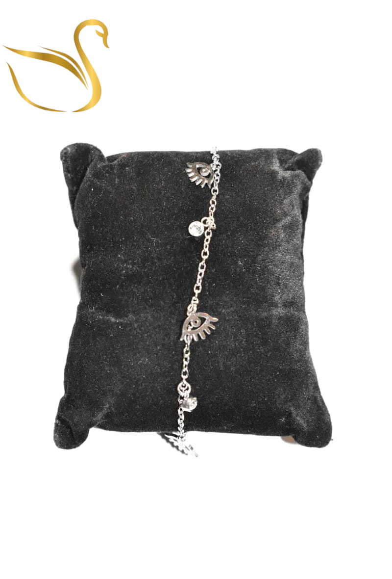 Grossiste Emma Fantaisies - Bracelet oeil de Fatma Argent