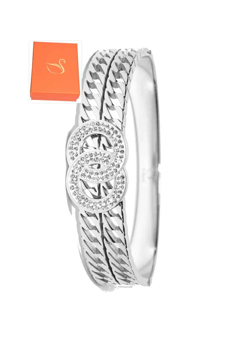 Grossiste Emma Fantaisies - Coffret cadeaux jonc infini Argent