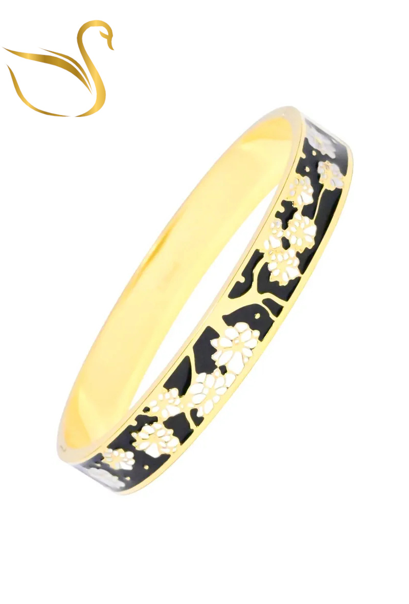 Grossista Emma Fantaisies - Bracciale Thailandese Colorato in Oro