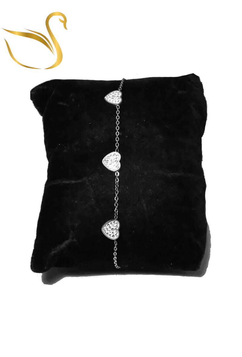 Grossiste Emma Fantaisies - Bracelet coeur Argent