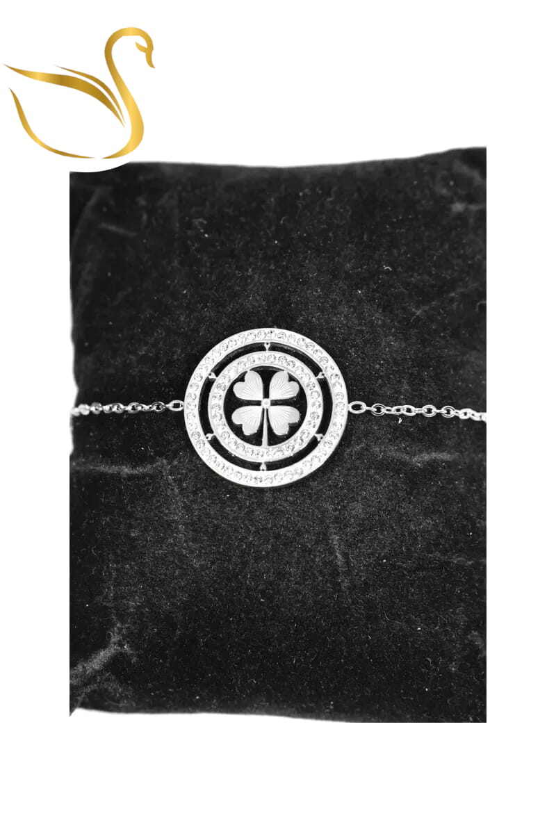 Grossiste Emma Fantaisies - Bracelet tréfle Argent