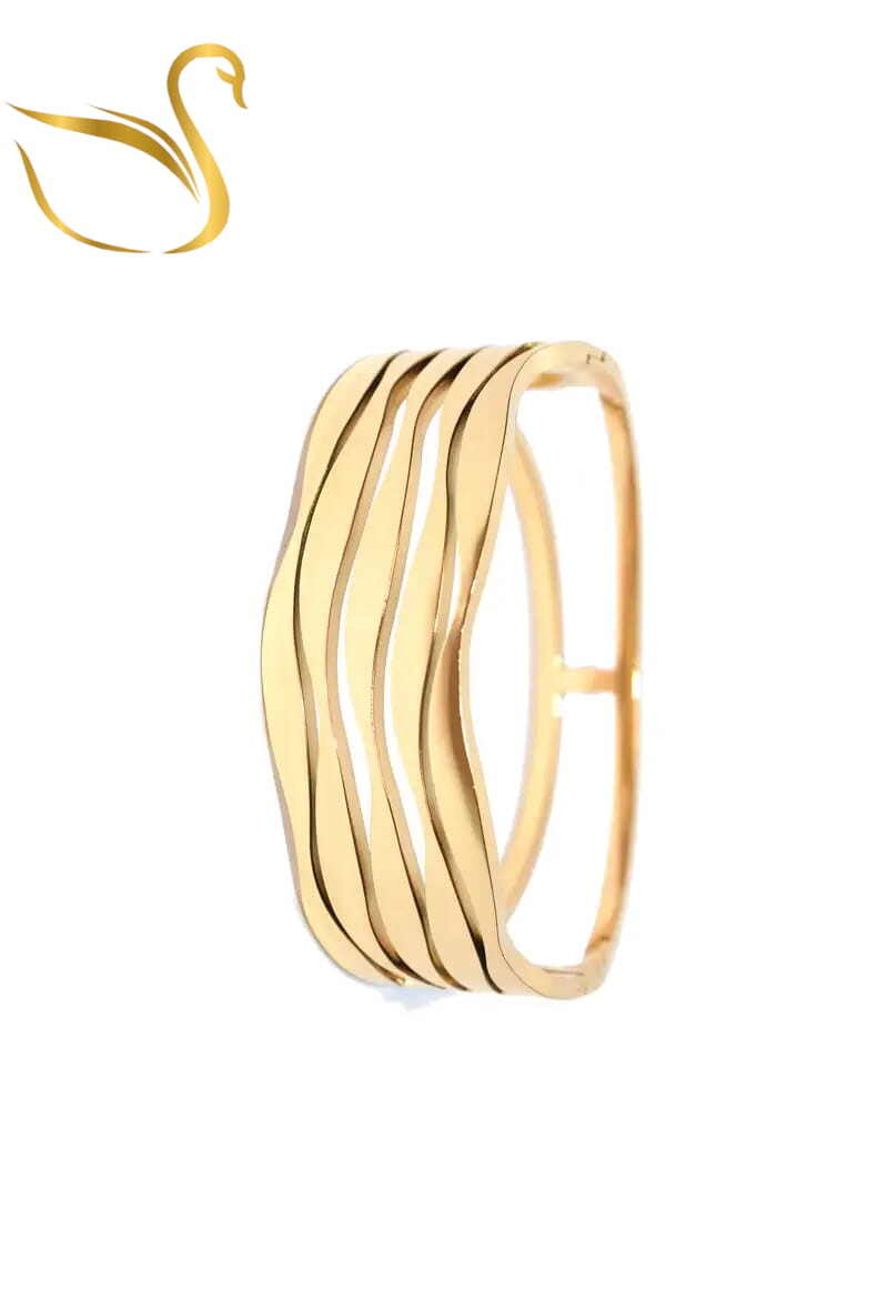 Grossiste Emma Fantaisies - Jonc bracelet Or