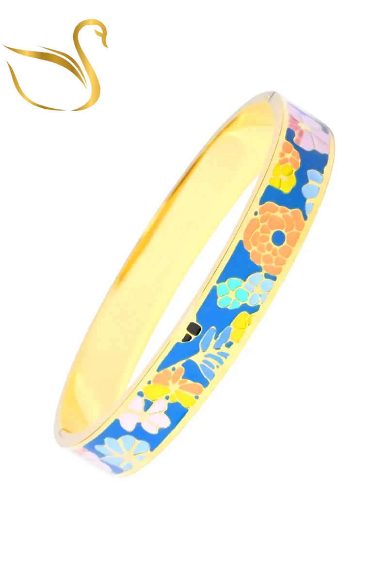 Grossista Emma Fantaisies - Bracciale Thai Colorato in Oro