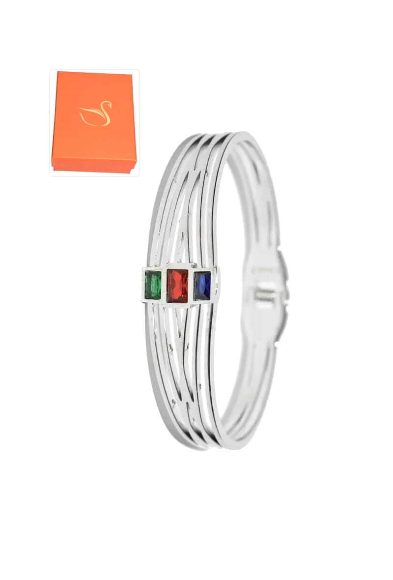 Grossiste Emma Fantaisies - Coffret cadeaux jonc bracelet Argent
