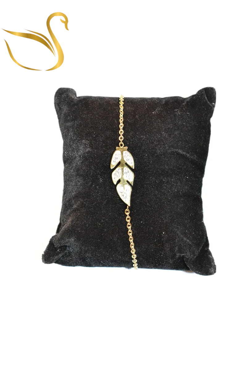 Grossiste Emma Fantaisies - Bracelet palme Or