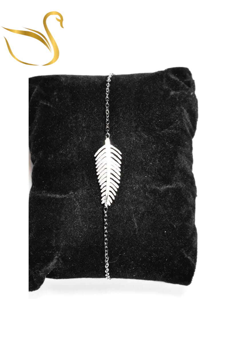 Grossiste Emma Fantaisies - Bracelet feuille de la vie Argent