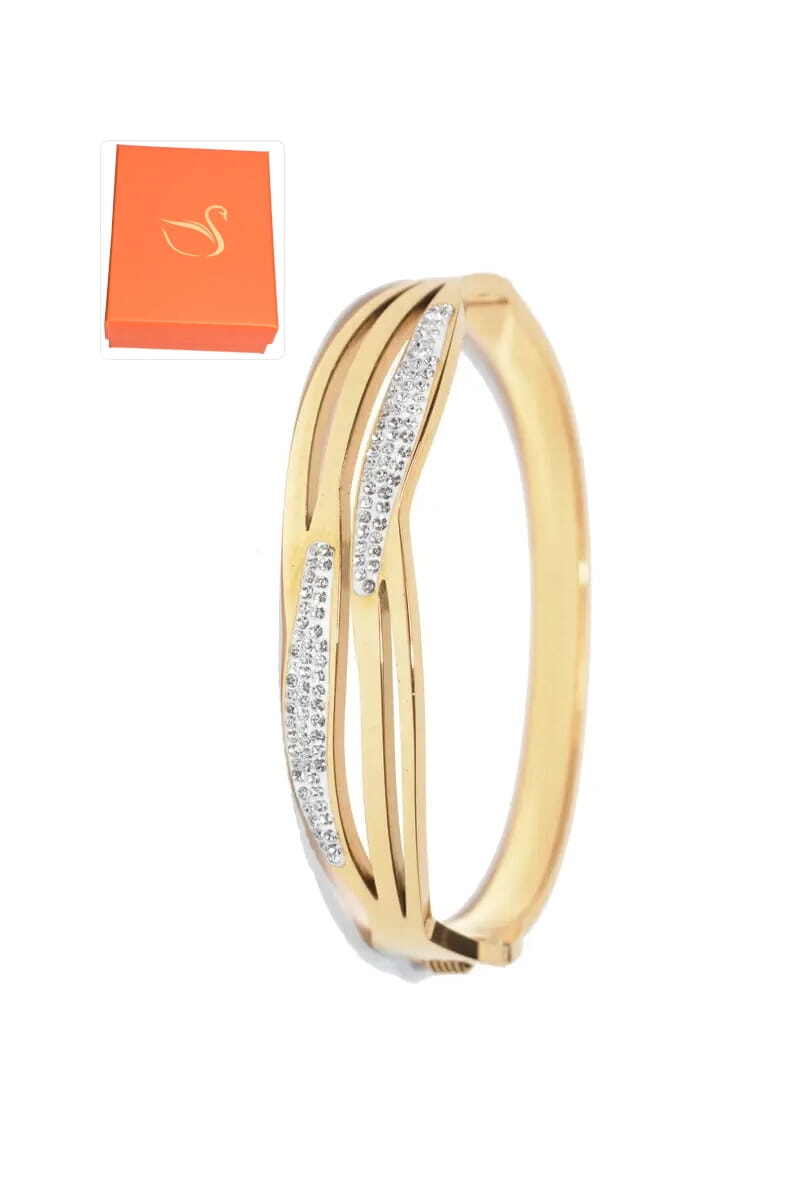 Grossiste Emma Fantaisies - Coffret cadeaux jonc bracelet Or