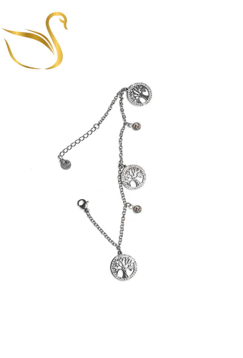 Grossiste Emma Fantaisies - Bracelet arbre de la vie Argent