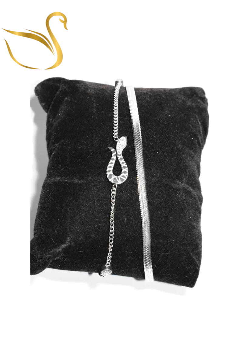 Grossiste Emma Fantaisies - Bracelet serpent Argent