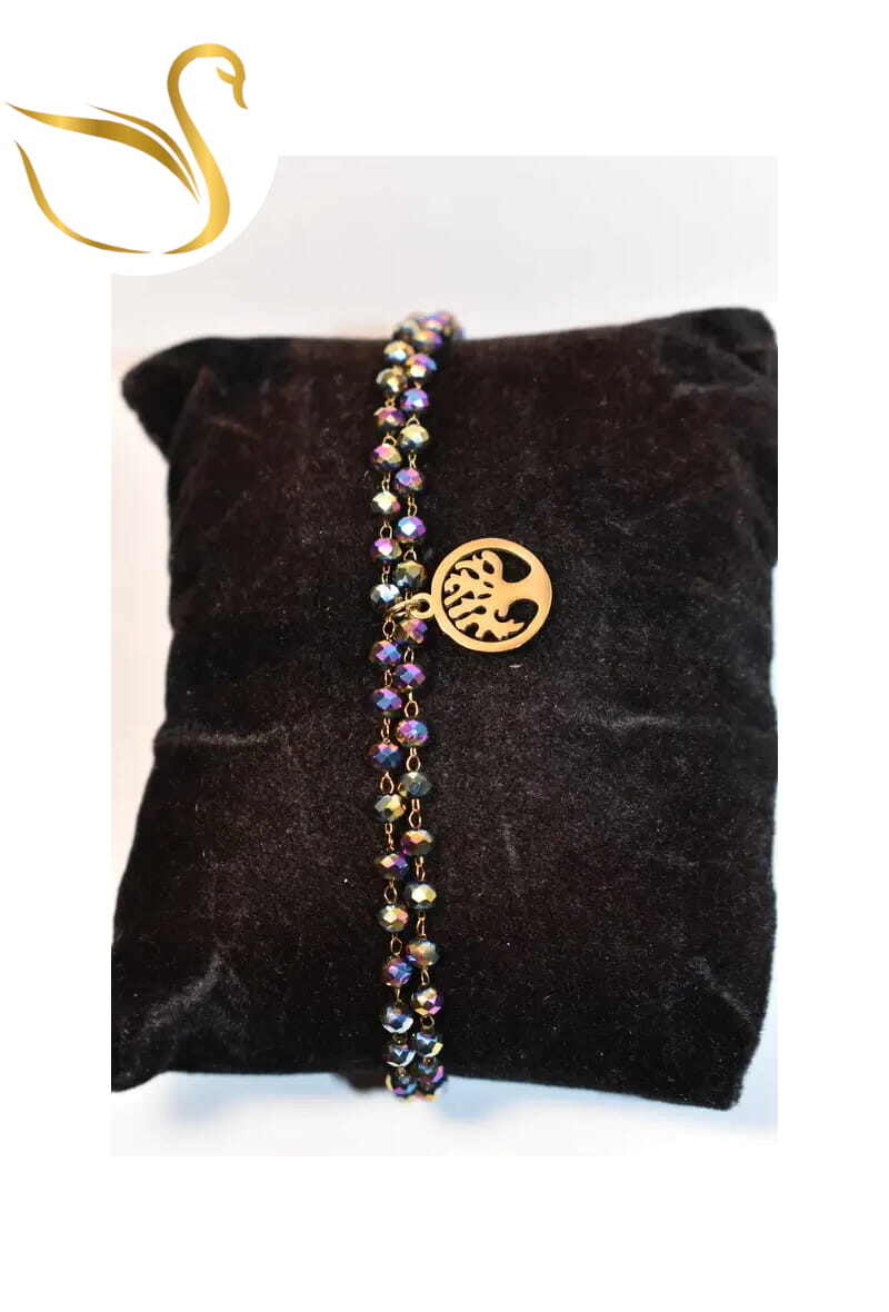 Grossiste Emma Fantaisies - Bracelet fleur Or