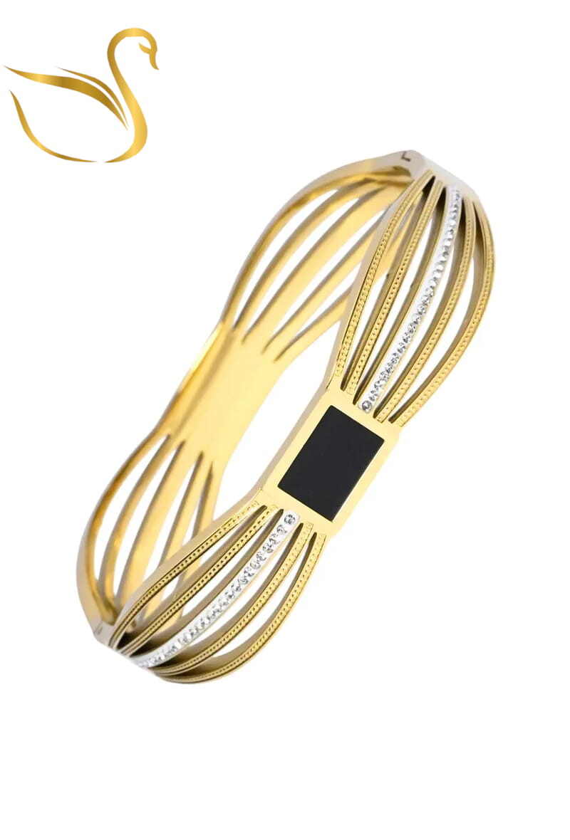Grossiste Emma Fantaisies - Jonc bracelet Or
