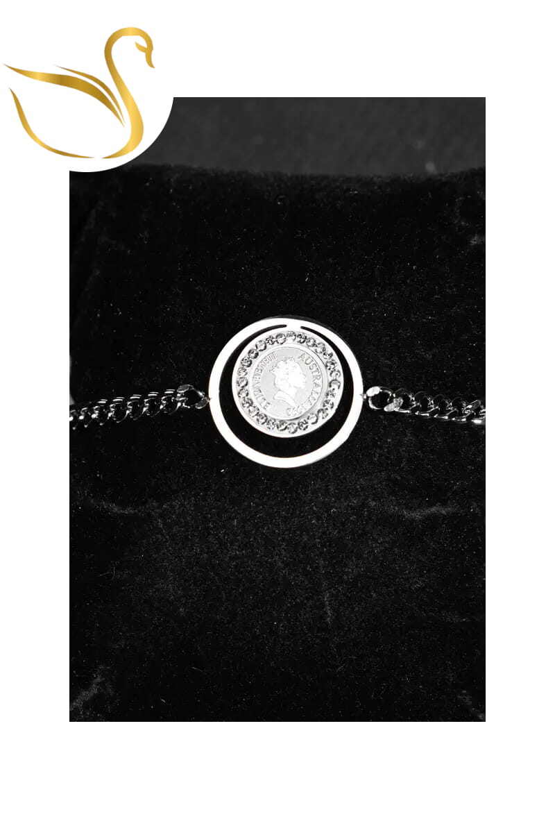 Grossiste Emma Fantaisies - Bracelet reine Elizabeth Argent