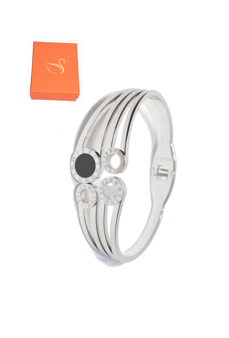 Wholesaler Emma Fantaisies - Gift box with Roman numeral bangle