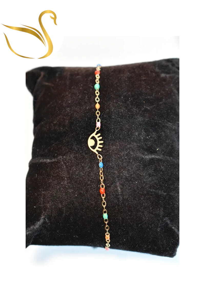 Grossiste Emma Fantaisies - Bracelet oeil Fatma Or