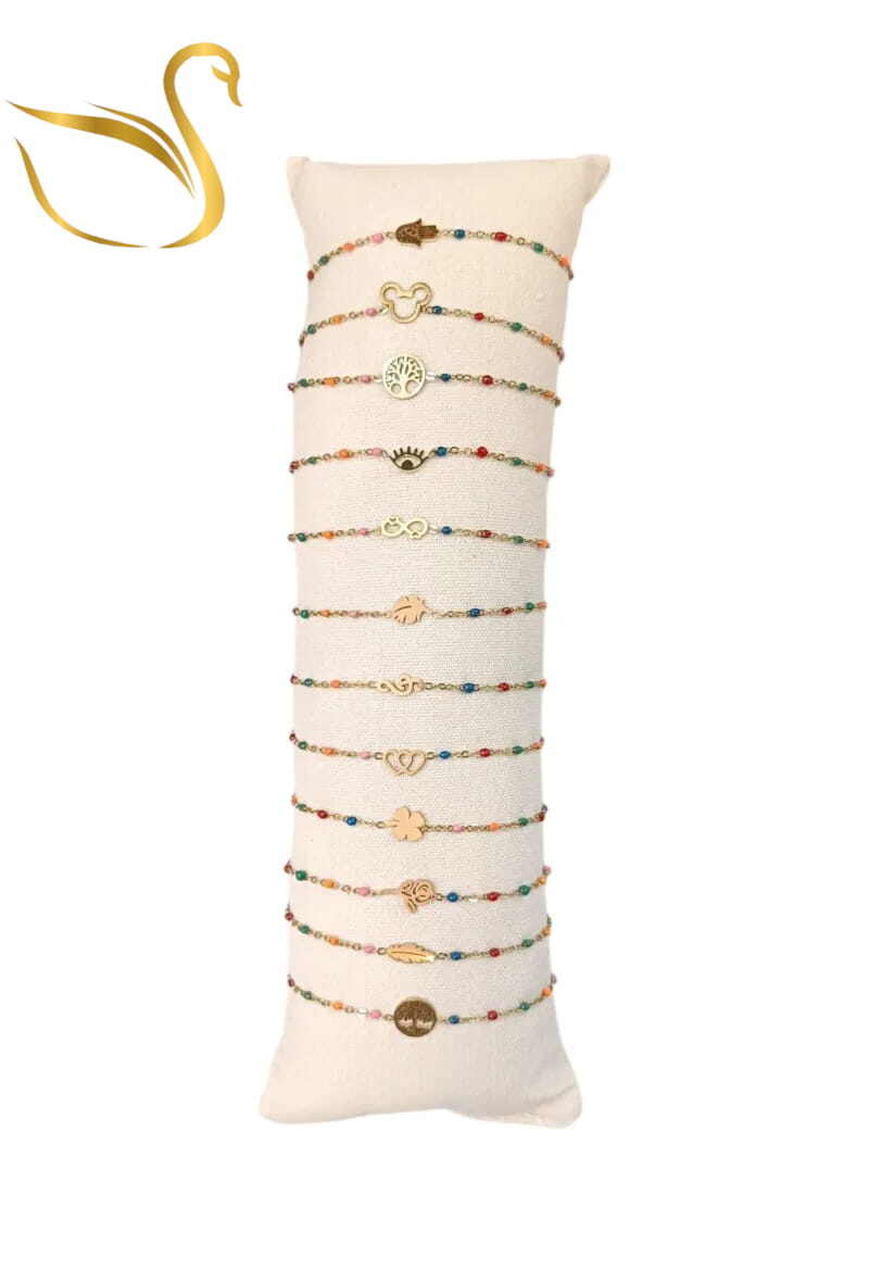 Grossiste Emma Fantaisies - Bracelet avec présentoire Or