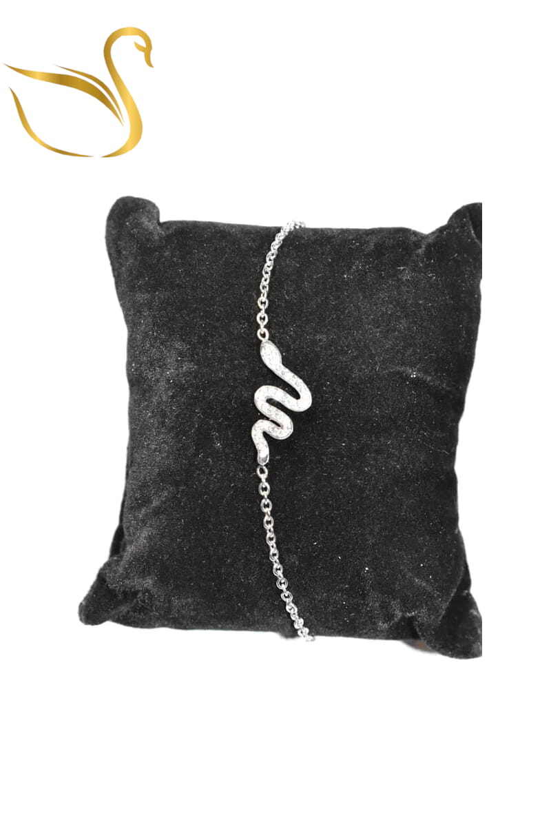 Grossiste Emma Fantaisies - Bracelet serpent Argent