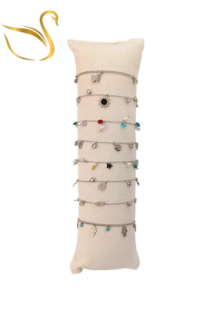 Grossiste Emma Fantaisies - Bracelet en lot avec présentoire Argent