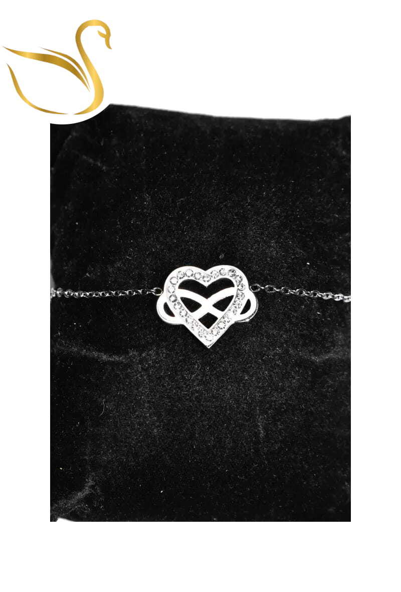 Grossiste Emma Fantaisies - Bracelet Coeur infini Argent