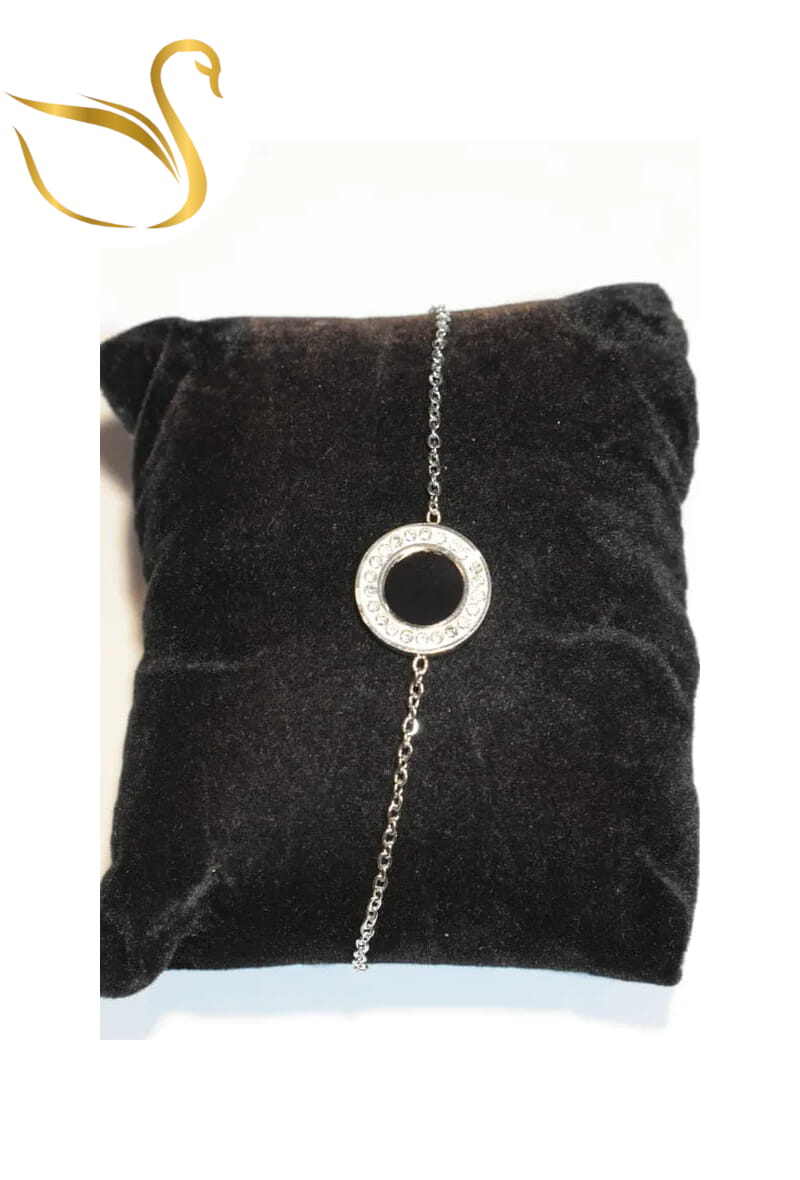 Grossiste Emma Fantaisies - Bracelet rond point Argent