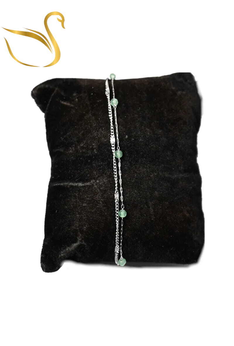 Grossiste Emma Fantaisies - Bracelet pierre minérale Argent