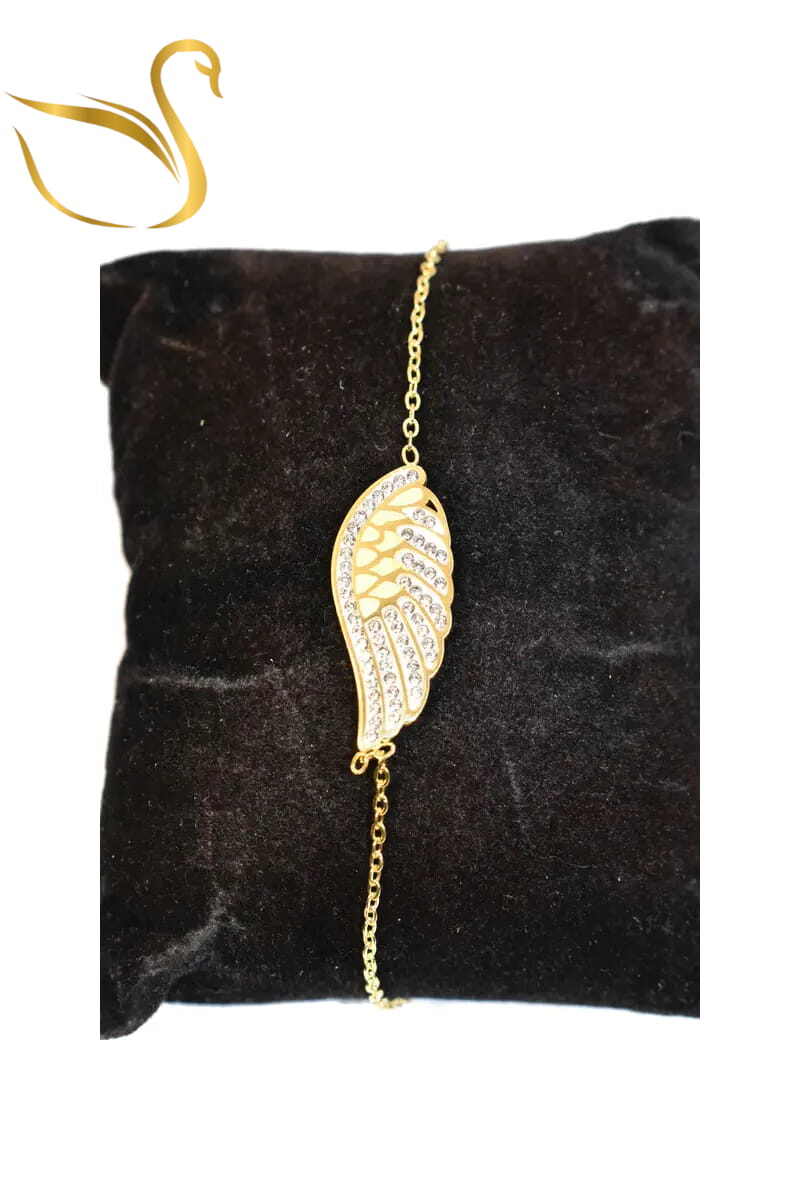 Grossiste Emma Fantaisies - Bracelet aile Or